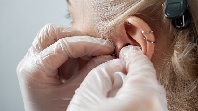 Tragus Ear Piercing at K Bella Hair Studio & Spa